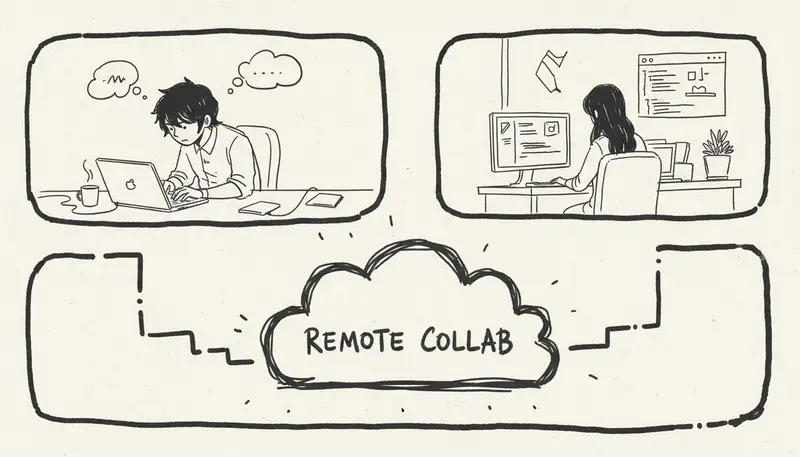 Cloud collaboration and version management for AI music projects