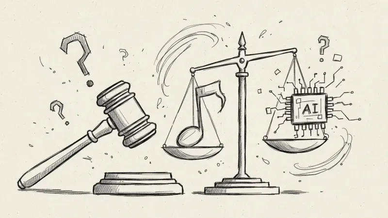 Legal landscape around AI music rights
