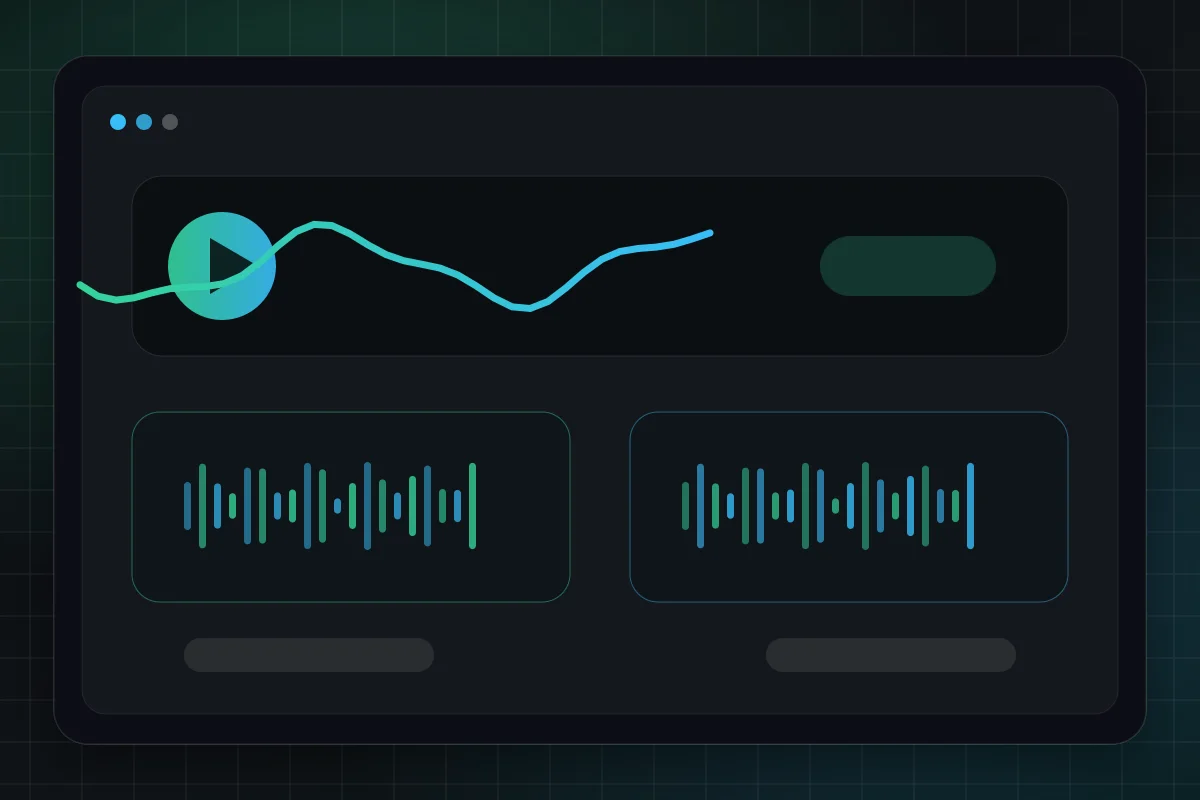 Generated mashup preview workspace with player and versions