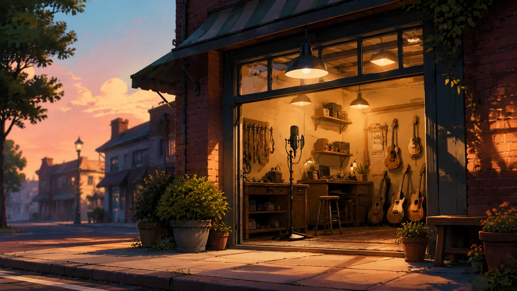 Atmospheric poster for the Create a Business Jingle template