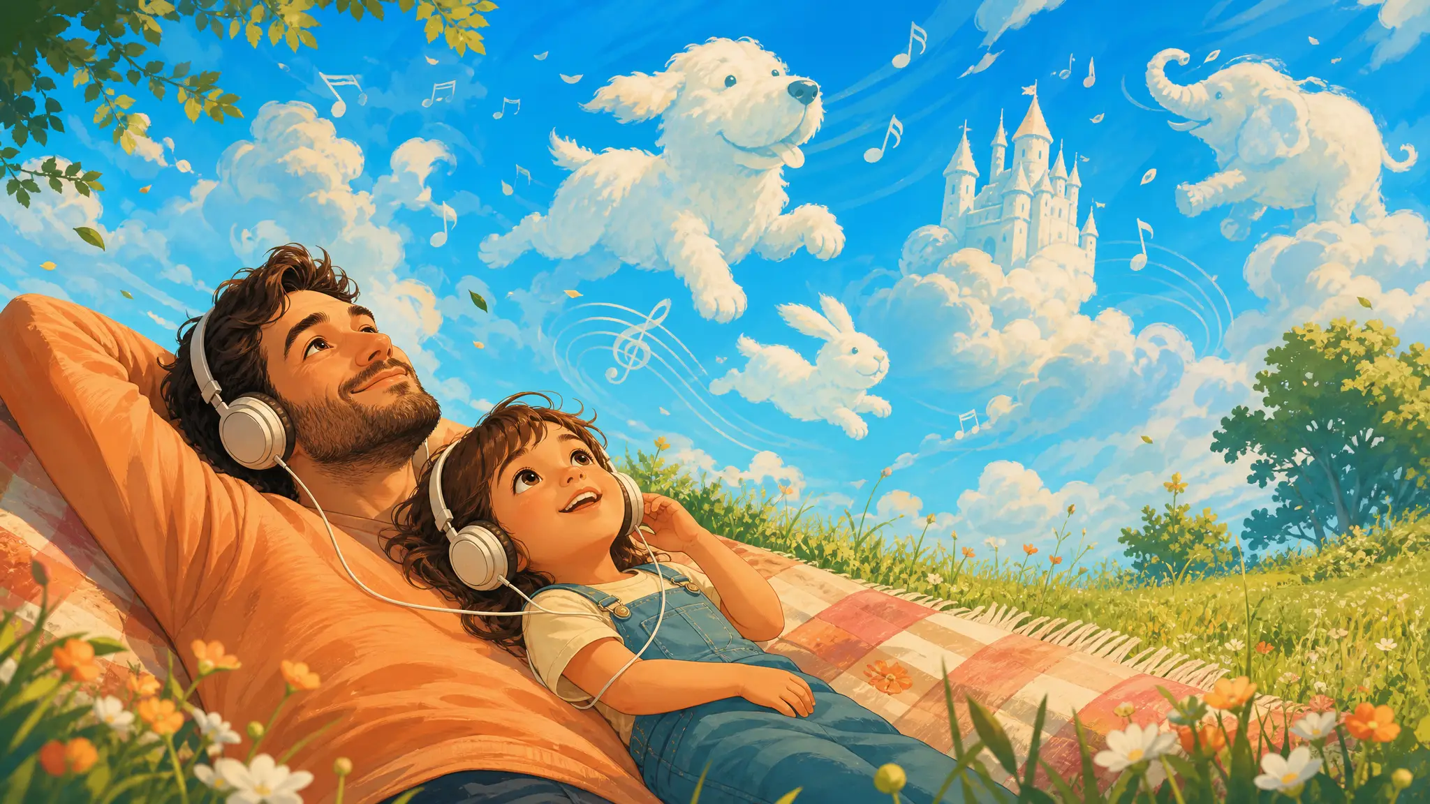 Atmospheric poster for the Song for a Child template
