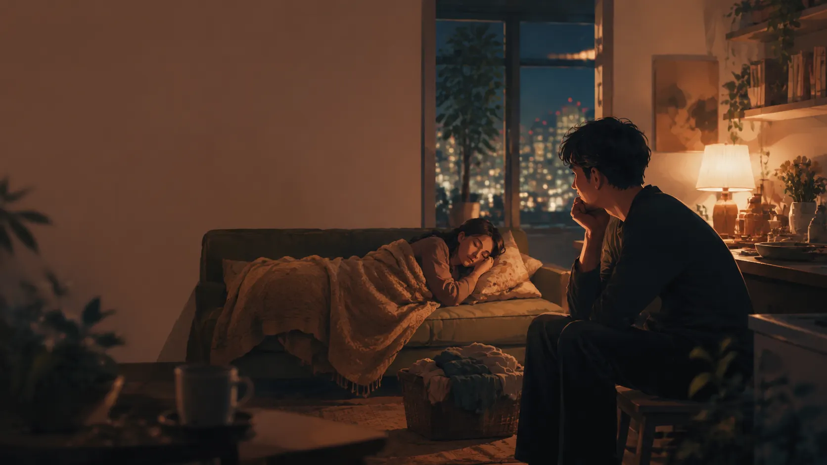 Atmospheric poster for the Create a Song for Your Wife template