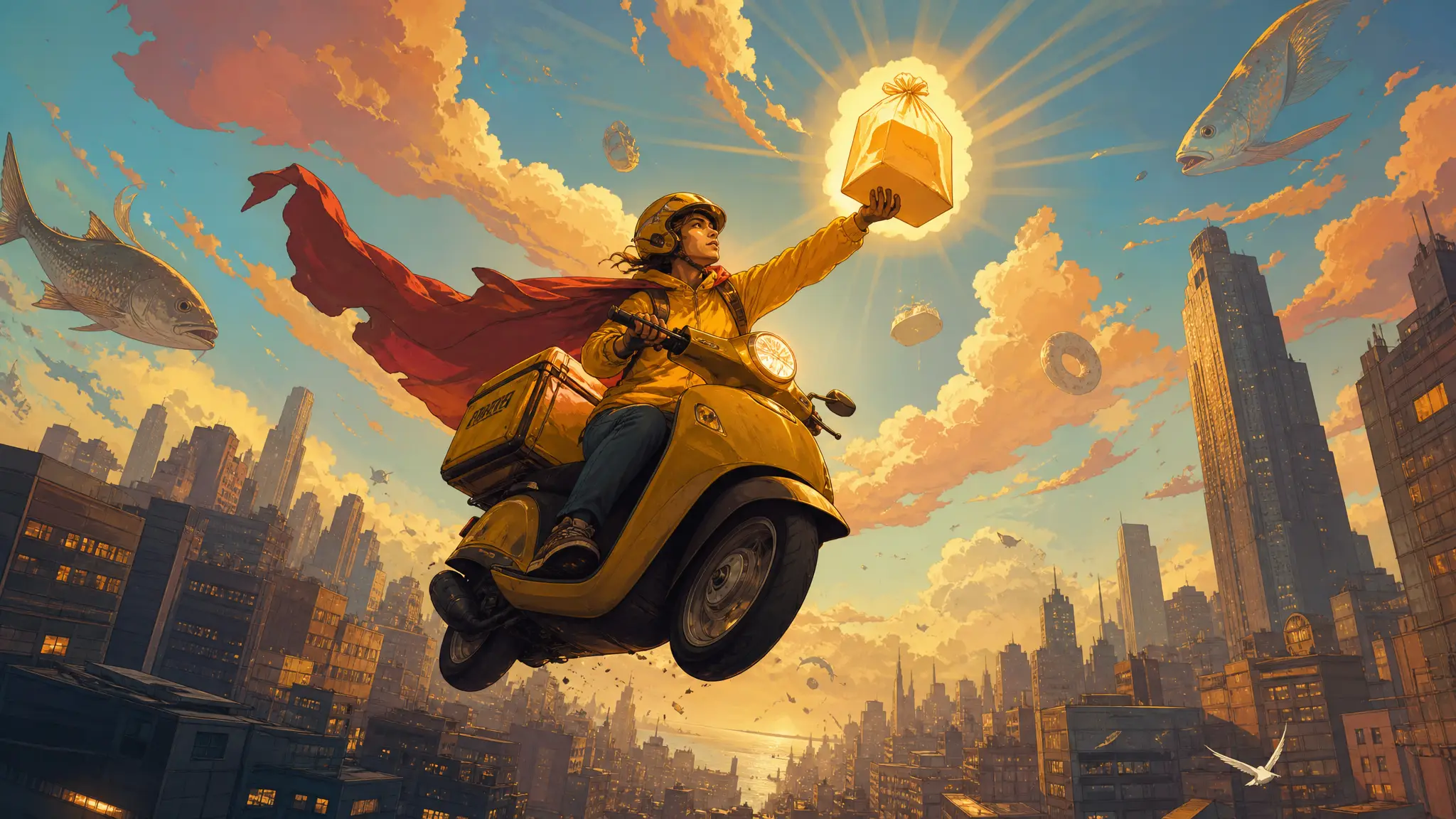 Atmospheric poster for the Delivery Epic Song template